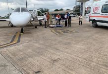 Se realizó un nuevo traslado sanitario aéreo de emergencia