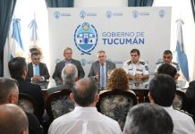Jaldo y la Plana Mayor evaluaron los avances del plan integral
