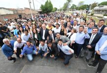 El gobernador Jaldo inauguró mejoras urbanas en Banda del Río Salí