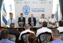 Jaldo y la Plana Mayor evaluaron medidas tras el hallazgo en El Cadillal