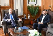 El gobernador Jaldo recibió al legislador Carlos Funez