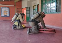Realizaron el primer simulacro de incendio en el IES Penitenciario