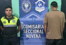 Un prófugo de la Justicia fue atrapado en el barrio Crucero Belgrano