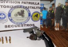 Merodeaban armados y fueron sorprendidos por la Policía