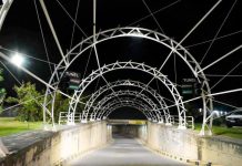 Avanza la renovación de luminarias en los túneles de calle Córdoba y Mendoza