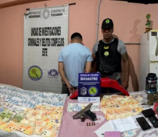 Desarticulan una banda armada y secuestran droga, dinero y un arma