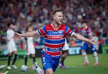 La emoción de Martín Palermo tras ganar el cuarto partido al hilo con Fortaleza y salir de la zona del descenso en el Brasileirao