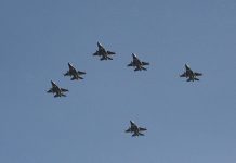 Video: así fue el recorrido aéreo de los F-16 sobre la Ciudad de Buenos Aires