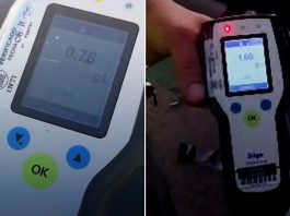 Dos hombres dieron alcoholemia positiva en la Ruta 9: circulaban con menores de edad y sin cinturón de seguridad