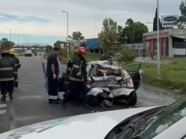 Accidente fatal en la Ruta 9: un camión embistió a un auto en Campana y hay una mujer fallecida