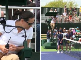 Insólito: un partido en Indian Wells estuvo demorado casi 10 minutos porque no había pelotas