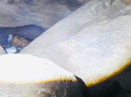 La impactante imagen del acusado del femicidio de Natalia Cruz, capturado en una cueva de la precordillera