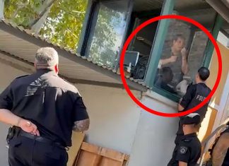 Locura en Rosario: se atrincheró en su empresa en reclamo de una deuda, se prendió fuego e hirió a dos policías