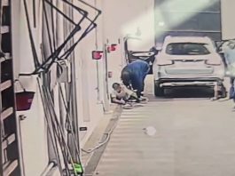 Violenta entradera en Rosario: le dispararon a un policía en el cuello y le robaron el patrullero para huir