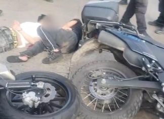 Dos adolescentes de 12 y 16 años resultaron heridos tras robar una moto y ser perseguidos por la policía