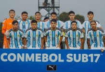 La selección argentina Sub 17 se enfrenta a Ecuador por las semifinales del Sudamericano