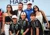 El saludo secreto de Colapinto y su novia Maia Reficco que captaron las cámaras en el Gran Premio de Miami
