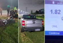 “Estoy hasta los huevos”: manejaba borracho, quiso evitar un control y atropelló a un policía en Berazategui