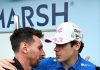 La reacción de Colapinto al enterarse de que subió un puesto en el GP de Miami y el mensaje para Messi