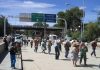 Un paro de transportistas bolivianos bloqueó el paso internacional entre La Quiaca y Villazón