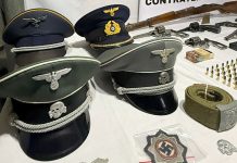 Armas y dagas: la colección nazi de un hombre de Gerli que terminó detenido por vender un uniforme en redes sociales