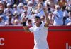 El brutal pelotazo en la cara que sufrió Francisco Cerúndolo durante su resonante triunfo en el césped del ATP 500 de Queen’s: avanzó a semifinales