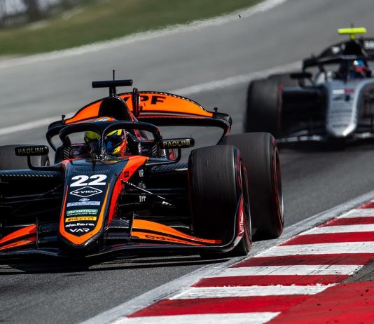 En la previa de la carrera de Colapinto, Nicolás Varrone terminó 13° en el Gran Premio de Barcelona de Fórmula 2