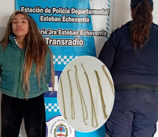 En un hotel alojamiento junto a tres amigas y con joyas de oro: así fue la captura de una peligrosa viuda negra en Esteban Echeverría