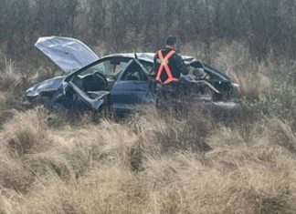 Murió un hombre tras un vuelco y choque con una camioneta en una ruta de Córdoba