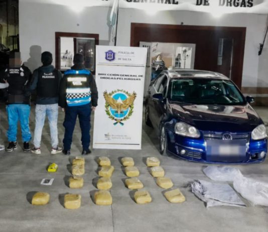 Secuestraron más de 205 kilos de droga tras un operativo en Salta y hay dos personas detenidas