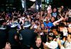 Tras la consagración de los Knicks, sus fanáticos festejaron en todo Nueva York: hubo destrozos y al menos un detenido