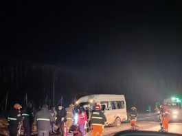 Una persona murió en un choque múltiple entre una camioneta, un camión y una trafic en la zona de Vaca Muerta