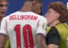 El cachetazo que Jude Bellingham le pegó a Valentín Barco tras la épica victoria de Argentina sobre Inglaterra en el Mundial