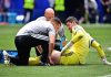 El desgarrador llanto de Thibaut Courtois tras salir lesionado ante España en los cuartos de final del Mundial