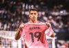 El estremecedor golpe en la cabeza del argentino del Inter Miami Germán Berterame que lo obligó a salir en ambulancia