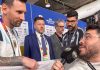 Esperó horas para hablar con Messi y lo consiguió: la historia del periodista venezolano que cumplió el sueño de cubrir un Mundial
