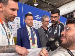 Esperó horas para hablar con Messi y lo consiguió: la historia del periodista venezolano que cumplió el sueño de cubrir un Mundial