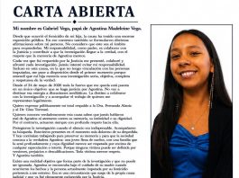 La carta del padre de Agostina Vega a un mes del crimen en Córdoba: “Esto no es un juego, es el femicidio de mi hija”