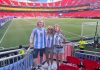 La euforia de los hijos de una leyenda del rock tras ver en vivo el triunfo de Argentina ante Suiza: “¡Increíble!”