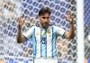 Pasticceria Tagliafico: buscando raíces, el jugador de la Selección se cruzó en Génova con un posible pariente de 84 años