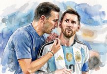 Scaloni, entre la incógnita del equipo y lo que representa Messi