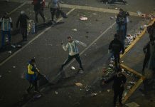 Se registraron disturbios en el Obelisco tras la derrota de la Selección: hay doce detenidos