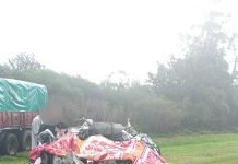 Trágico accidente en la autopista Rosario-Santa Fe: un camión se cruzó de carril, chocó con un auto y murieron dos personas