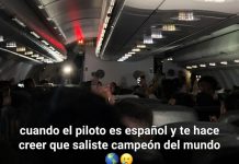 Un chiste de mal gusto: un piloto español le hizo creer a pasajeros argentinos que habían ganado el Mundial