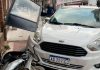 Un conductor a bordo de un Audi chocó y huyó en pleno centro de La Plata: buscan identificarlo a través de las cámaras