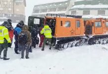 Una familia con un bebé de 4 meses quedó varada por el temporal en Mendoza: “Teníamos la nieve en la cintura”