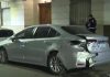 Belgrano: un automovilista chocó a tres vehículos estacionados y escapó
