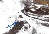 Con un operativo aéreo rescataron a una pareja de puesteros aislada por las nevadas en Neuquén