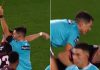 Expulsión, tackle del árbitro y gresca: el escandaloso final del partido entre Independiente y Lanús