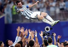 La emocionante despedida de los jugadores de la selección argentina a Messi tras su retiro: “Gracias por hacernos tan felices”
